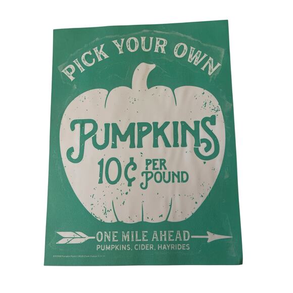 Fall 3 8.5 x 11 Chalk Couture Reusable Transfers - Picture 2 of 4